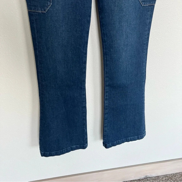 PAIGE NWT Dion 32 In. W/Cargo Pockets High Rise Utility Jeans Denim New Women 26 - Picture 5 of 12